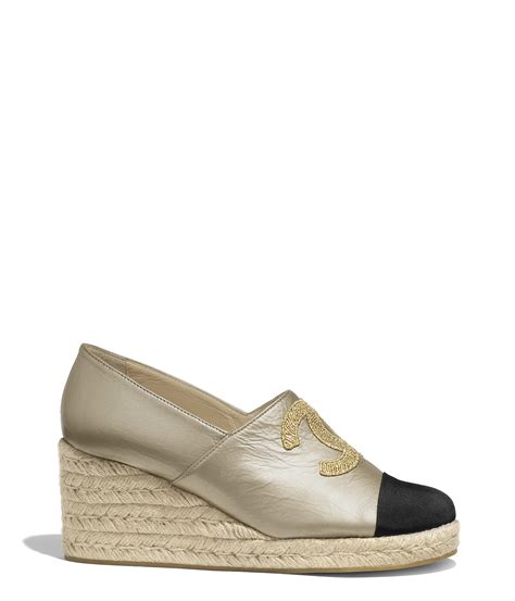 chanel espadrilles sale|authentic chanel espadrilles.